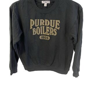 Sub_Urban Riot Women’s Purdue Boilers 1869 Black Crewneck Sweatshirt Sz S